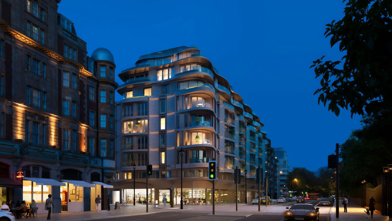 Luxury Apartments London at Night